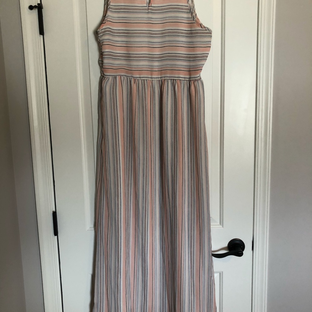 Olive and Oak sleeveless maxi dress Sz M